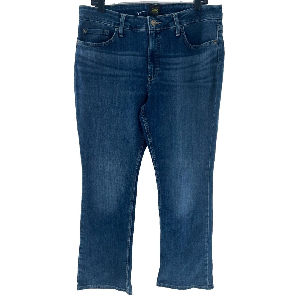 Women's Lee Friction Resistant Mid Rise Bootcut Jeans Size 16M